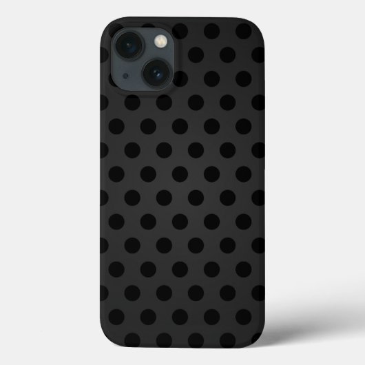 Samsung Galaxy Note 4 Hoesje Black Polka Dot. (Achterkant)