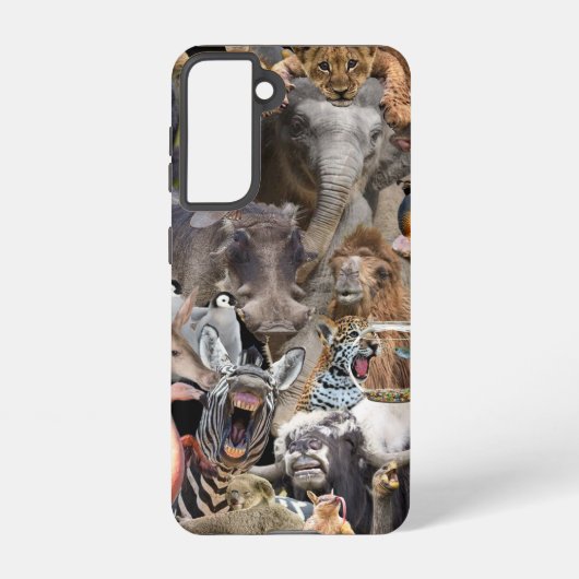 Samsung Galaxy S21 Animal Chat Phone Case Samsung Galaxy Hoesje (Achterkant)