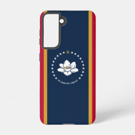 Samsung Galaxy S21 Case Flag of Mississippi Hoesje