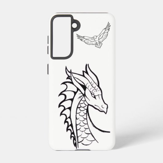 Samsung Galaxy S21 Dragon hoesjes Hoesje (Achterkant)