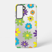Samsung Galaxy S21 Flowery Phone Case Samsung Galaxy Hoesje (Achterkant)