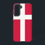 Samsung Galaxy S21 Hoesje<br><div class="desc">Verbeter uw Samsung Galaxy S21 met onze exclusieve telefoonhoes met de Deense vlag! Deze telefoonhoes is vervaardigd met nauwgezette aandacht voor detail en toont met trots het iconische ontwerp van de Deense vlag, met een rode achtergrond met een wit Scandinavisch kruis. Dit ontwerp symboliseert de rijke geschiedenis, het culturele erfgoed...</div>