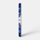 Samsung Galaxy S21 Hoesje blauw wit kleuren (Linkerkant)