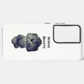 samsung galaxy s21 hoesje Bossy Boots ontwerp (Linkerkant)