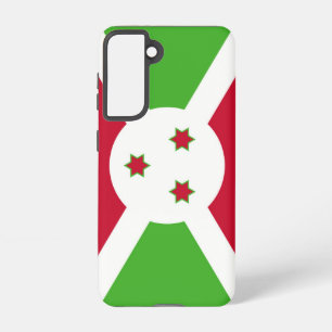 Samsung Galaxy S21 Hoesje Burundese vlag