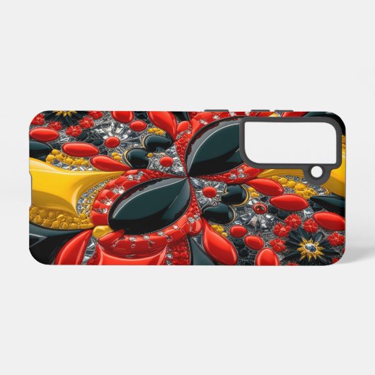 Samsung Galaxy S21 Hoesje Duitsland Kleuren (Achterkant horizontaal)