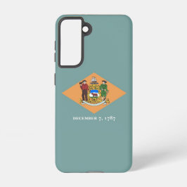 Samsung Galaxy S21 Hoesje Flag of Delaware, Vereni