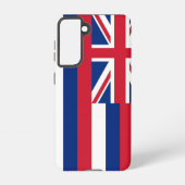 Samsung Galaxy S21 Hoesje Flag of Hawaii, Verenigd (Achterkant)