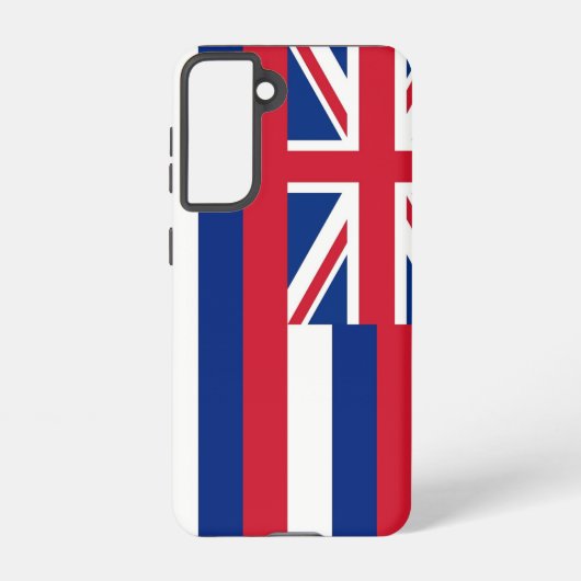 Samsung Galaxy S21 Hoesje Flag of Hawaii, Verenigd (Achterkant)