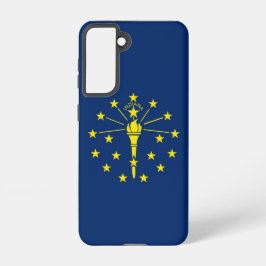 Samsung Galaxy S21 Hoesje Flag of Indiana