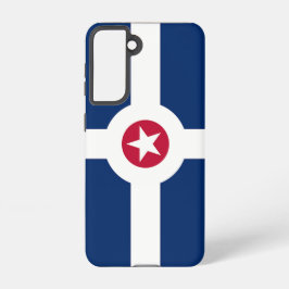 Samsung Galaxy S21 Hoesje Flag of Indianapolis, Ve