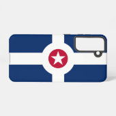 Samsung Galaxy S21 Hoesje Flag of Indianapolis, Ve (Achterkant horizontaal)