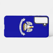 Samsung Galaxy S21 Hoesje Flag of Louisiana (Achterkant horizontaal)
