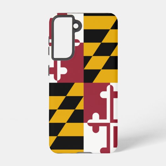 Samsung Galaxy S21 Hoesje Flag of Maryland, Vereni (Achterkant)