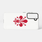 Samsung Galaxy S21 Hoesje Flag van Florence, Itali (Achterkant horizontaal)