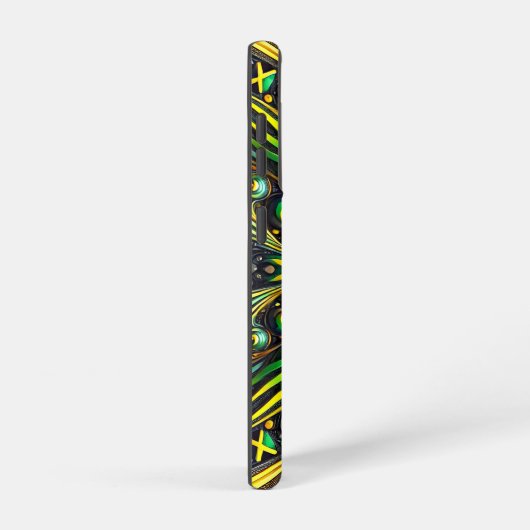 Samsung Galaxy S21 Hoesje Jamaicaanse kleuren (Rechterkant)