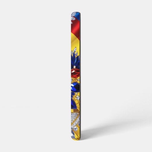 Samsung Galaxy S21 Hoesje Roemeens kleuren (Linkerkant)