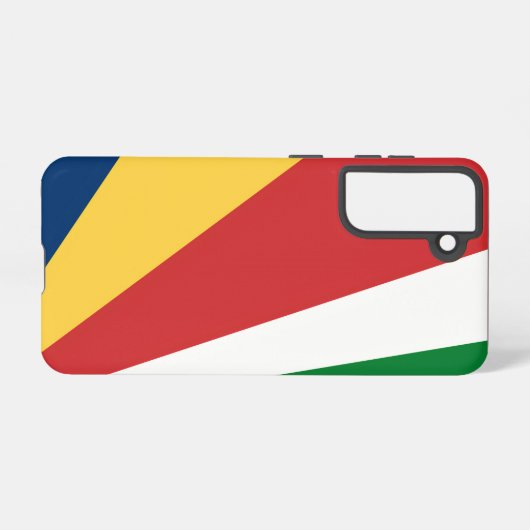 Samsung Galaxy S21 Hoesje Seychellen kleuren (Achterkant horizontaal)