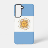 Samsung Galaxy S21 Hoesje Vlag van Argentinië (Achterkant)