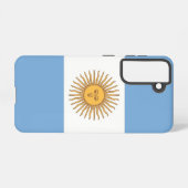 Samsung Galaxy S21 Hoesje Vlag van Argentinië (Achterkant horizontaal)