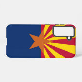 Samsung Galaxy S21 Hoesje Vlag van Arizona, VS. (Achterkant horizontaal)