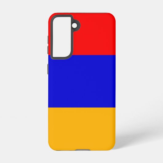 Samsung Galaxy S21 Hoesje Vlag van Armenië (Achterkant)