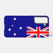 Samsung Galaxy S21 Hoesje Vlag van Australië (Achterkant horizontaal)