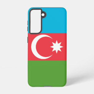 Samsung Galaxy S21 Hoesje Vlag van Azerbeidzjan