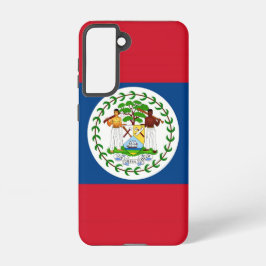 Samsung Galaxy S21 Hoesje Vlag van Belize