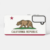 Samsung Galaxy S21 Hoesje Vlag van Californië VS (Achterkant horizontaal)