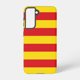 Samsung Galaxy S21 Hoesje Vlag van Catalonië