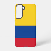 Samsung Galaxy S21 Hoesje Vlag van Colombia (Achterkant)