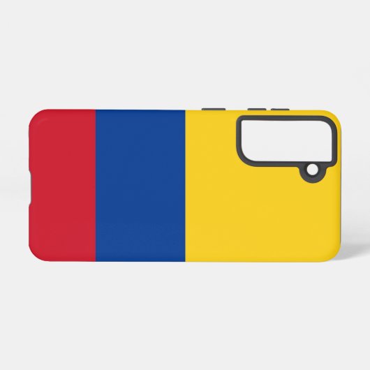Samsung Galaxy S21 Hoesje Vlag van Colombia (Achterkant horizontaal)