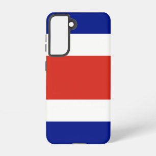 Samsung Galaxy S21 Hoesje Vlag van Costa Rica