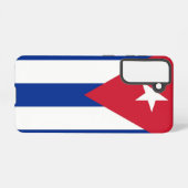Samsung Galaxy S21 Hoesje Vlag van Cuba (Achterkant horizontaal)