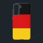 Samsung Galaxy S21 Hoesje Vlag van Duitsland<br><div class="desc">Maak van uw Samsung Galaxy S21 een toonbeeld van Duitse trots met onze exclusieve cover met de vlag van Duitsland! Deze cover, die met veel aandacht voor detail is gemaakt, laat met trots het iconische ontwerp van de Duitse vlag zien. De vlag toont drie horizontale strepen van zwart, rood en...</div>
