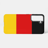Samsung Galaxy S21 Hoesje Vlag van Duitsland (Achterkant horizontaal)