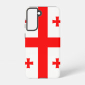 Samsung Galaxy S21 Hoesje Vlag van Georgië (Achterkant)