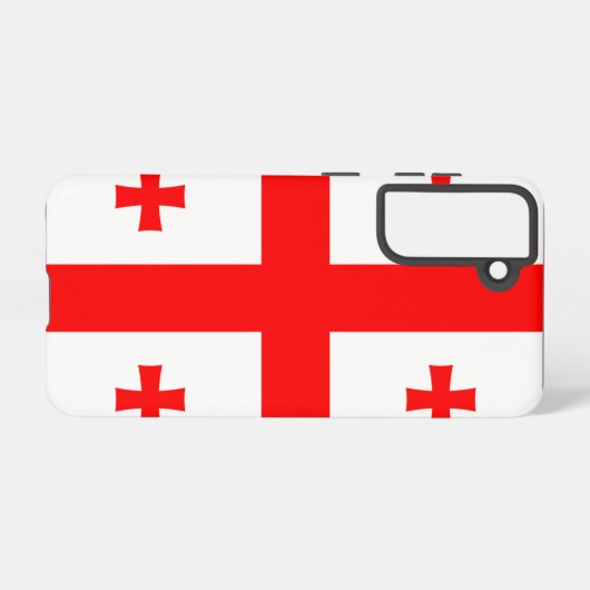 Samsung Galaxy S21 Hoesje Vlag van Georgië (Achterkant horizontaal)