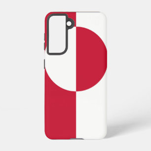 Samsung Galaxy S21 Hoesje Vlag van Groenland