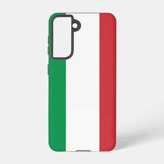 Samsung Galaxy S21 Hoesje Vlag van Italië (Achterkant)