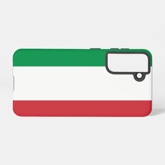 Samsung Galaxy S21 Hoesje Vlag van Italië (Achterkant horizontaal)