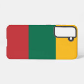 Samsung Galaxy S21 Hoesje Vlag van Litouwen (Achterkant horizontaal)