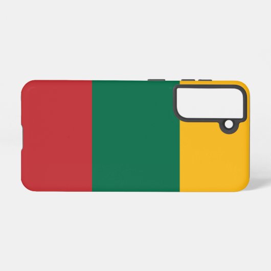 Samsung Galaxy S21 Hoesje Vlag van Litouwen (Achterkant horizontaal)
