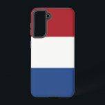Samsung Galaxy S21 Hoesje Vlag van Nederland<br><div class="desc">Introductie van onze Samsung Galaxy S21 cover met de Nederlandse vlag, ontworpen om bescherming te combineren met een viering van het Nederlandse erfgoed. Deze cover, die met veel aandacht voor details is vervaardigd, toont trots de iconische driekleur van rood, wit en blauw, die de geschiedenis, cultuur en nationale identiteit van...</div>