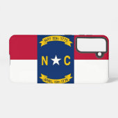 Samsung Galaxy S21 Hoesje Vlag van North Carolina (Achterkant horizontaal)