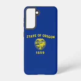 Samsung Galaxy S21 Hoesje Vlag van Oregon