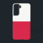 Samsung Galaxy S21 Hoesje Vlag van Polen<br><div class="desc">Maak van uw Samsung Galaxy S21 een viering van het Poolse erfgoed met onze exclusieve cover met de vlag van Polen! Deze telefoonhoes is met precisie en trots vervaardigd en toont de iconische kleuren en het symbool van de Poolse vlag, die de rijke geschiedenis en culturele identiteit van het land...</div>