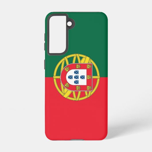 Samsung Galaxy S21 Hoesje Vlag van Portugal (Achterkant)