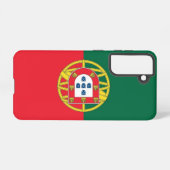 Samsung Galaxy S21 Hoesje Vlag van Portugal (Achterkant horizontaal)